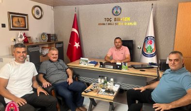 Adana ToçBir-Sen 1 No’lu Şube Başkanlığı’na Ziyaret