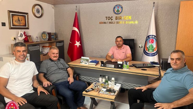 Adana ToçBir-Sen 1 No’lu Şube Başkanlığı’na Ziyaret