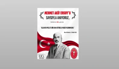 Veteriner Hekim Mehmet Akif Ersoy’u vefatının yıl dönümünde rahmetle anıyoruz