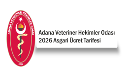 Adana Veteriner Hekimler Odası 2026 Asgari Ücret Tarifesi
