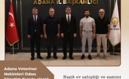 AK Parti Adana İl Başkanlığı’na hayırlı olsun ziyareti