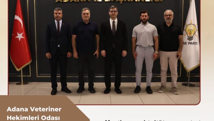 AK Parti Adana İl Başkanlığı’na hayırlı olsun ziyareti