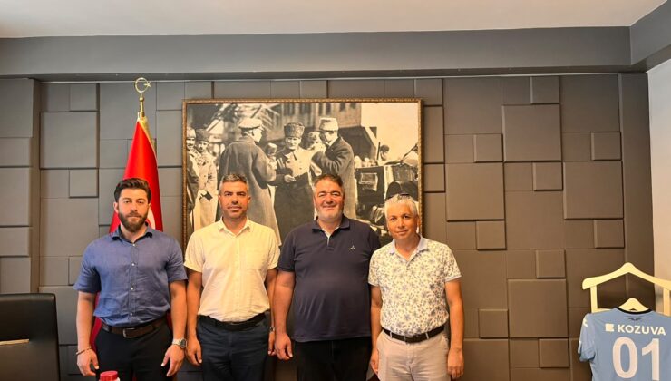Aladağ Belediye Başkanı Sayın Kemal Özdemir’i makamında ziyaret ettik.